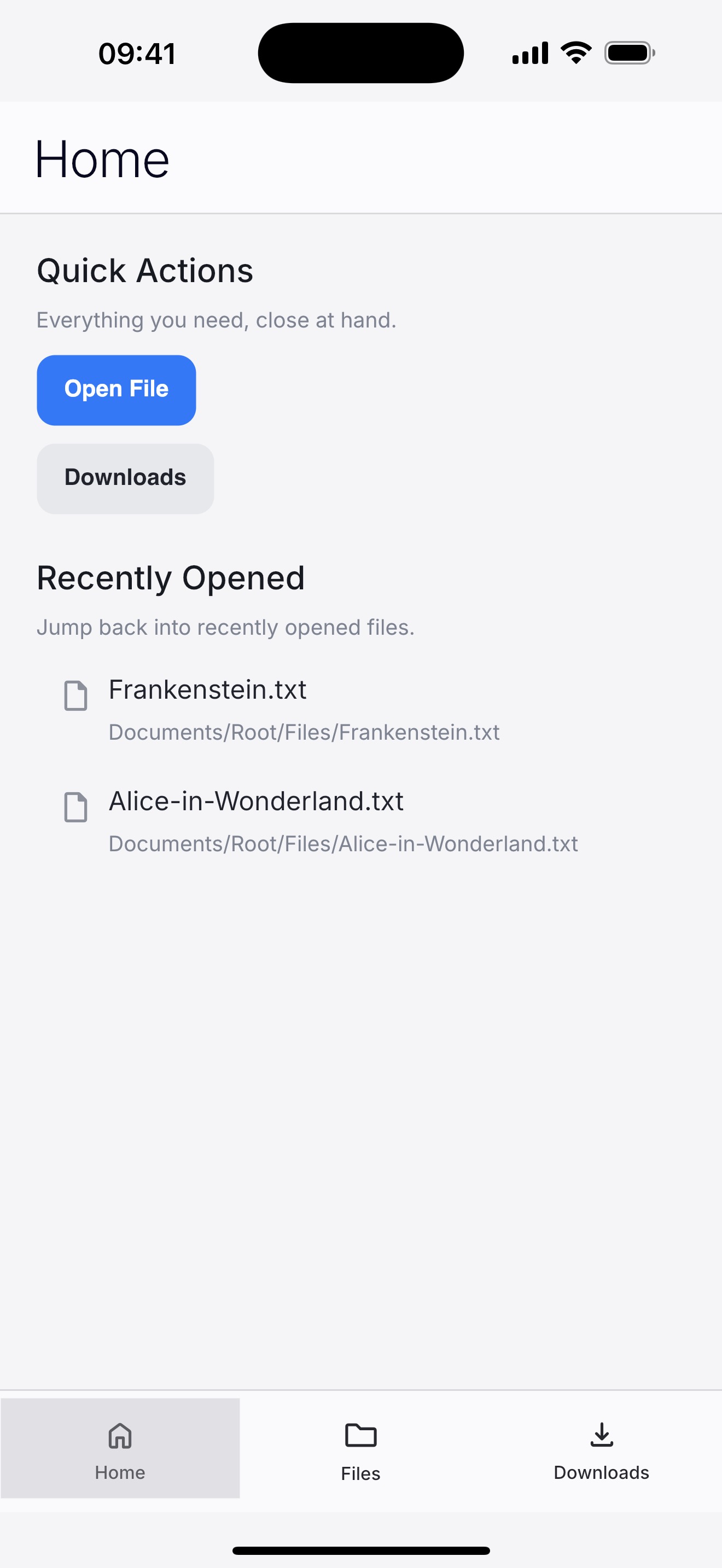 iOS 首页